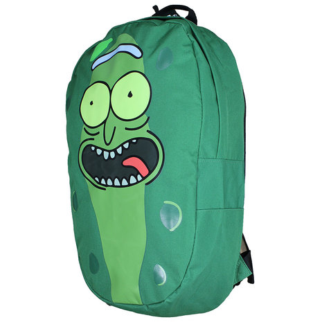 Rick and Morty Rick and Morty Pickle Großer Rucksack in Rick-Form – Offizielles Merchandise