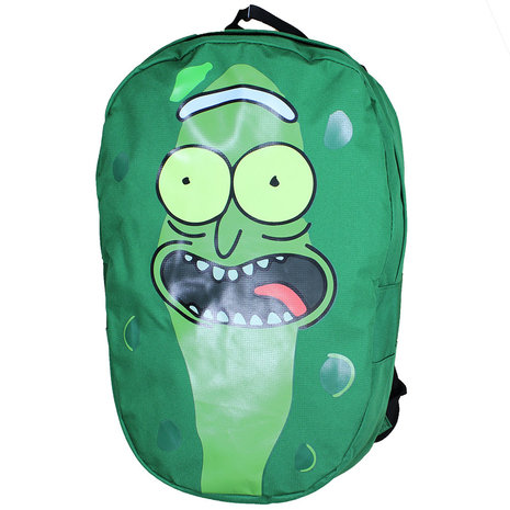 Rick and Morty Rick and Morty Pickle Großer Rucksack in Rick-Form – Offizielles Merchandise