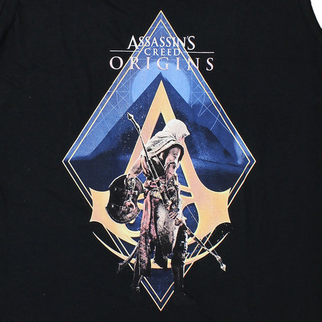 Assassin's Creed Assassin's Creed Origins Tank Top Zwart - Officiële Merchandise Assassin's Creed Assassin's Creed Origins Tank Top Zwart - Officiële Merchandise