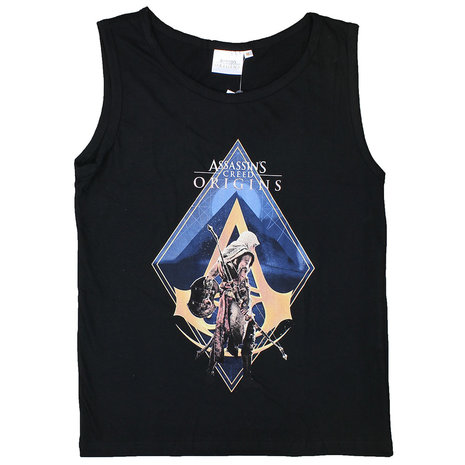 Assassin's Creed Assassin's Creed Origins Tank Top Zwart - Officiële Merchandise Assassin's Creed Assassin's Creed Origins Tank Top Zwart - Officiële Merchandise