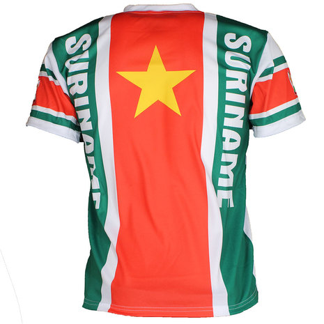 Suriname Suriname Flag Football Sports T-Shirt Suriname Suriname Flag Football Sports T-Shirt