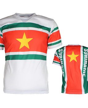 Suriname Suriname Flag Football Sports T-Shirt Suriname Suriname Flag Football Sports T-Shirt