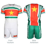 Suriname Suriname-Flagge Fußball-Sport-T-Shirt + Hosen-Set
