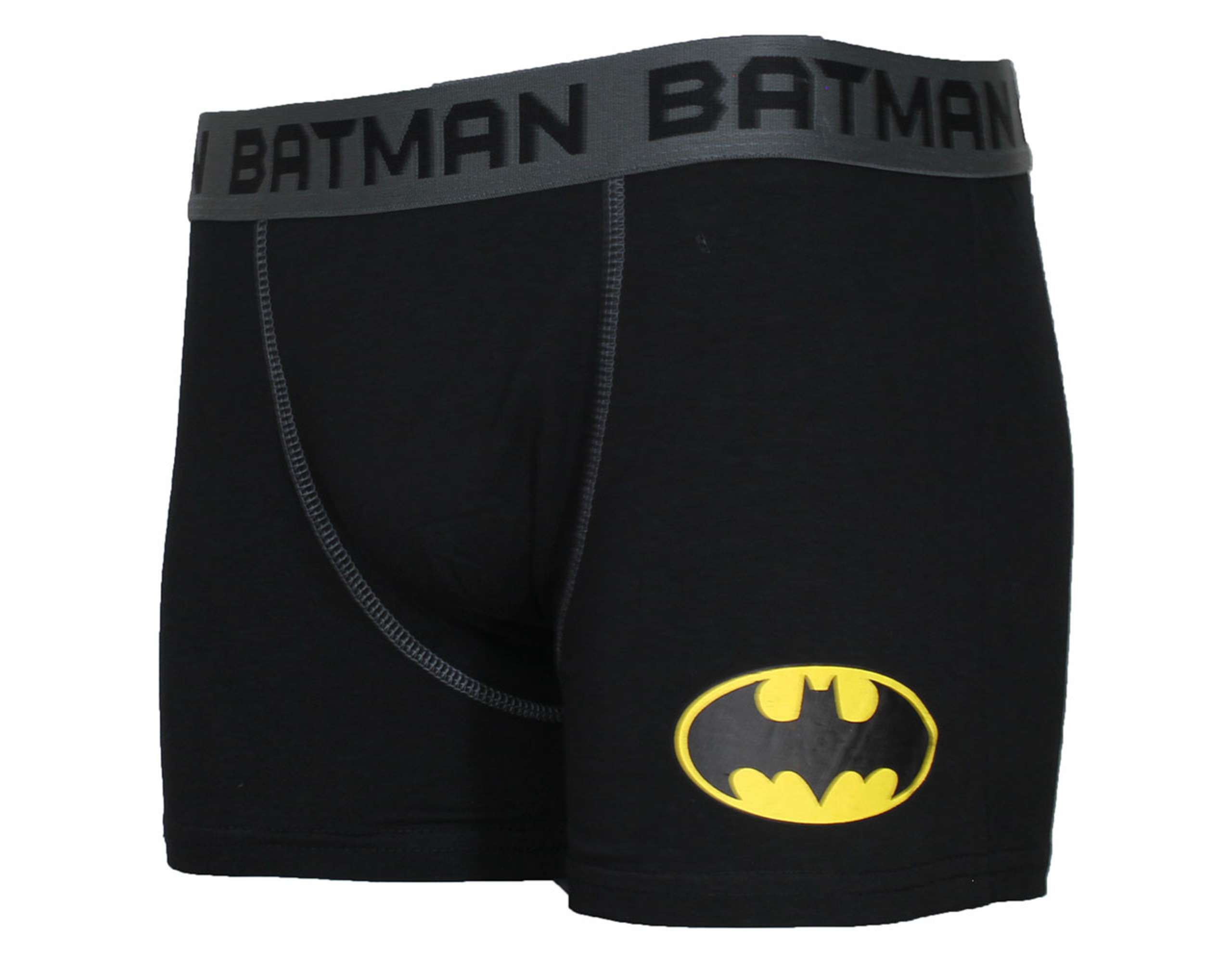 DC Comics Batman Logo Boxershort Underwear Black/Grey/Yellow