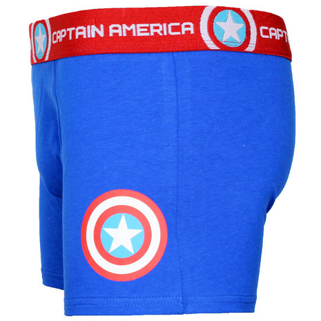 Captain America Captain America Logo Boxershort Onderbroek - Officiële Merchandise Captain America Captain America Logo Boxershort Onderbroek - Officiële Merchandise