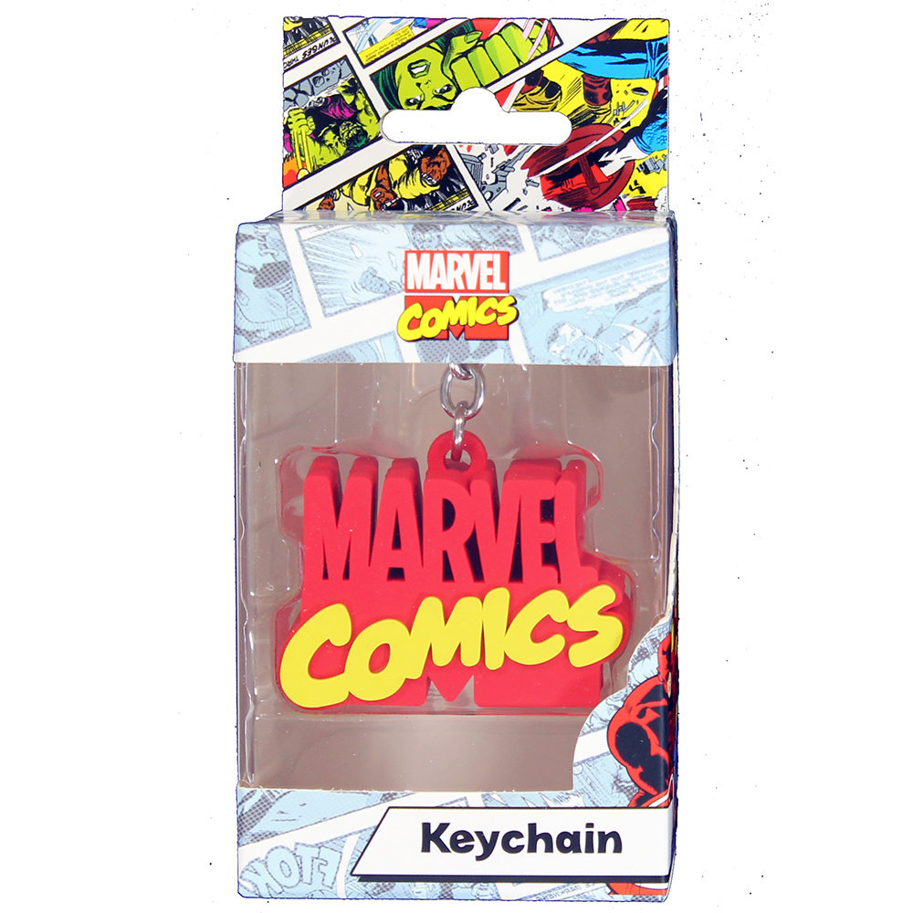 Marvel Comics Marvel Comics Logo Rubber 3D Keychain - Official Merchandise Marvel Comics Marvel Comics Logo Rubber 3D Keychain - Official Merchandise