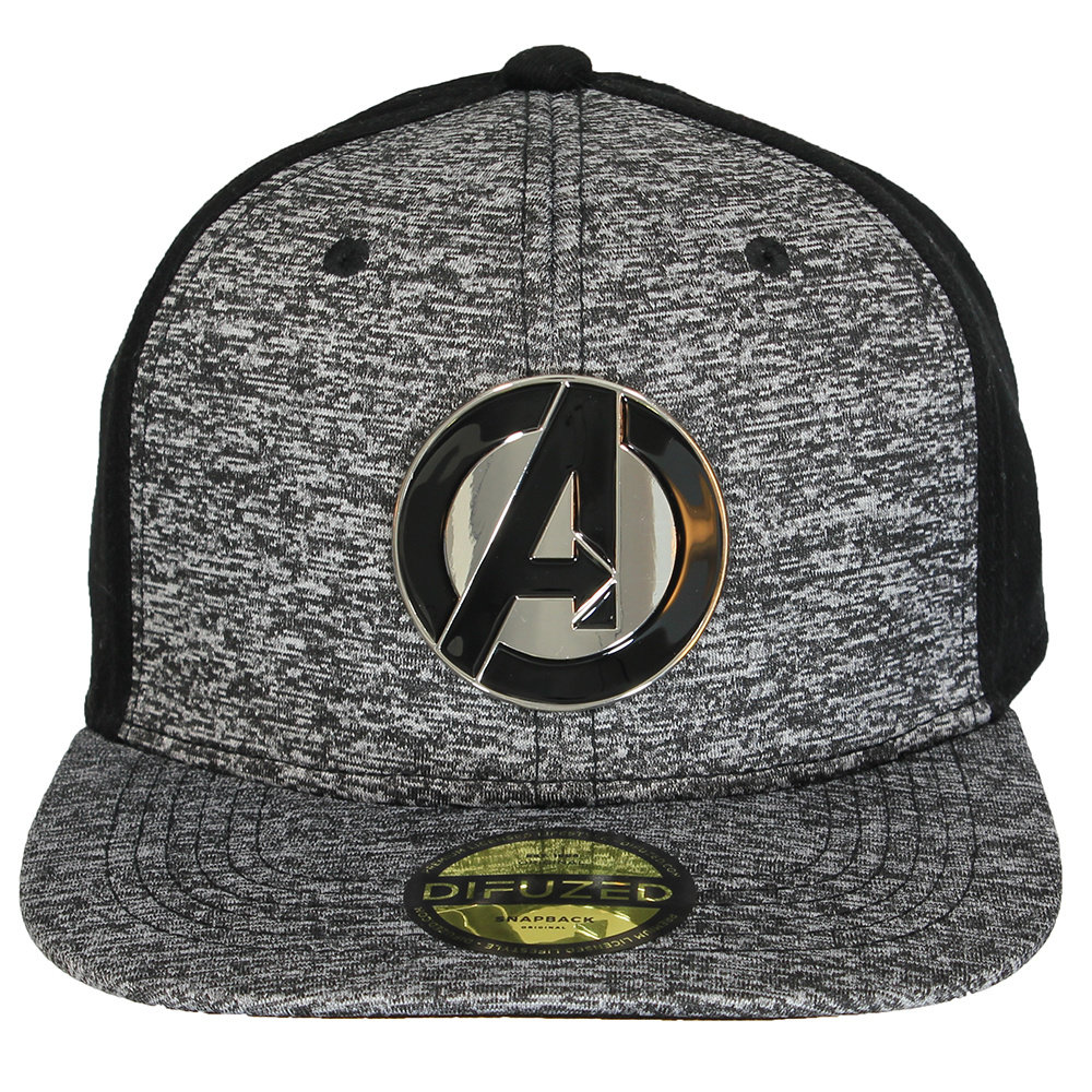 The Avengers Marvel Comics The Avengers Metal Logo Snapback Cap - Official Merchandise The Avengers Marvel Comics The Avengers Metal Logo Snapback Cap - Official Merchandise