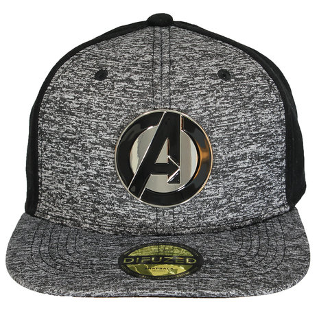 Marvel Comics The Avengers Metal Logo Snapback Cap - Official Merchandise Marvel Comics The Avengers Metal Logo Snapback Cap - Official Merchandise