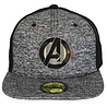 The Avengers Marvel Comics The Avengers Metalen Logo Snapback Cap Pet - Officiële Merchandise The Avengers Marvel Comics The Avengers Metalen Logo Snapback Cap Pet - Officiële Merchandise