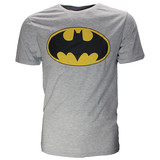 Batman Batman Classic Logo T-Shirt Grau Batman Batman Classic Logo T-Shirt Grau