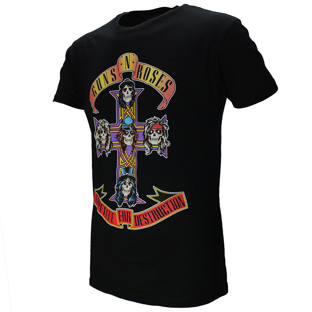 Band Merchandise Guns N' Roses Appetite For Destruction T-Shirt - Official Merchandise Band Merchandise Guns N' Roses Appetite For Destruction T-Shirt - Official Merchandise