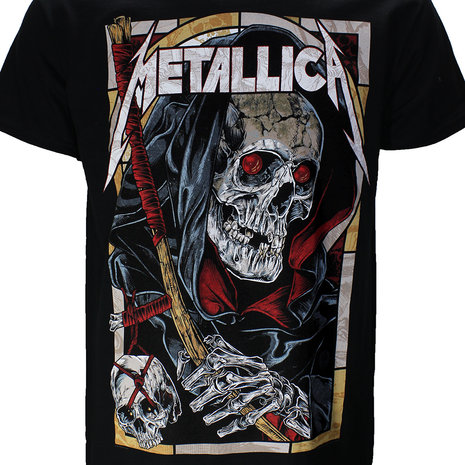 Band Merchandise Metallica Death Reaper T-Shirt Schwarz – Offizielles Merchandise Band Merchandise Metallica Death Reaper T-Shirt Schwarz – Offizielles Merchandise