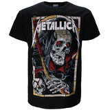 Band Merchandise Metallica Death Reaper T-Shirt Band Merchandise Metallica Death Reaper T-Shirt