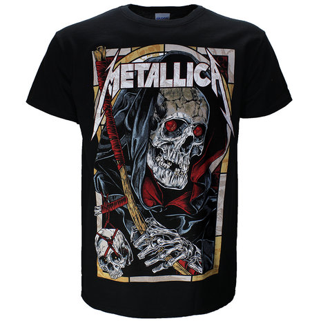 Band Merchandise Metallica Death Reaper T-Shirt Zwart - Officiële Merchandise Band Merchandise Metallica Death Reaper T-Shirt Zwart - Officiële Merchandise