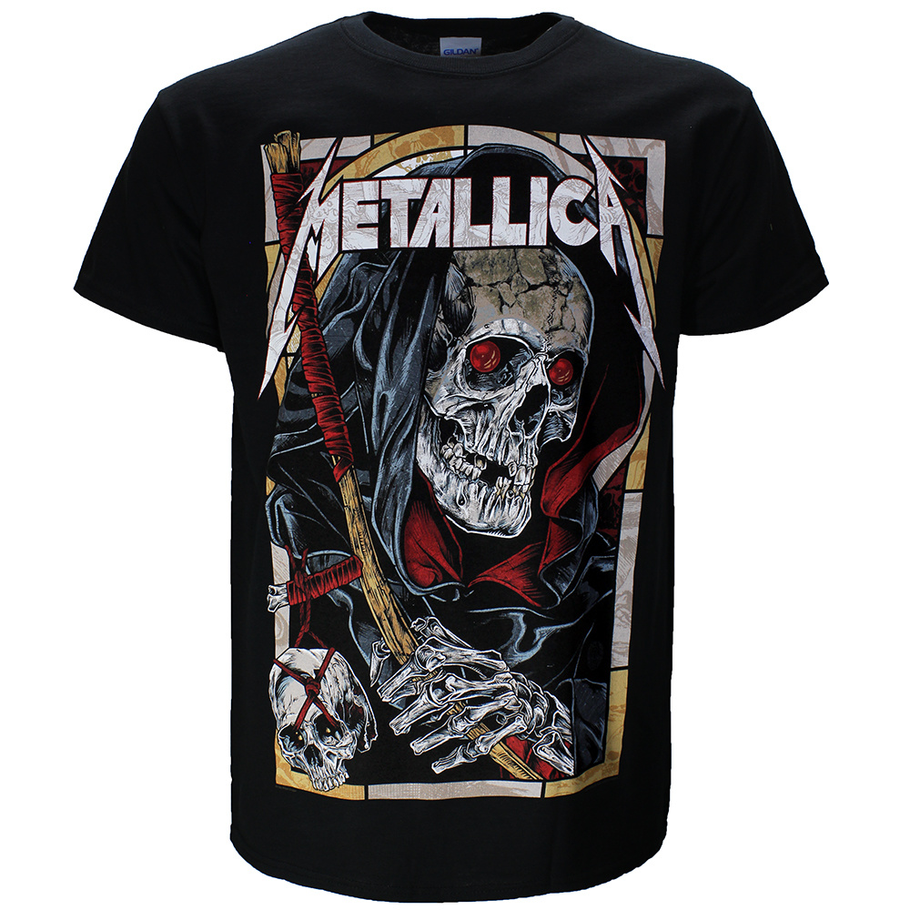 Metallica Death Reaper T-Shirt Black/Red/White - Popmerch.com