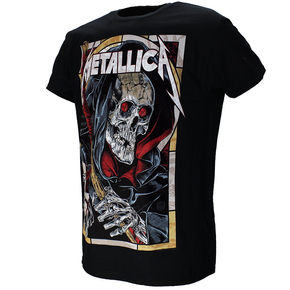 Band Merchandise Metallica Death Reaper T-Shirt Schwarz – Offizielles Merchandise Band Merchandise Metallica Death Reaper T-Shirt Schwarz – Offizielles Merchandise