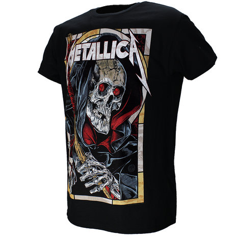 Band Merchandise Metallica Death Reaper T-Shirt Schwarz – Offizielles Merchandise Band Merchandise Metallica Death Reaper T-Shirt Schwarz – Offizielles Merchandise