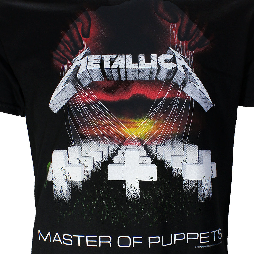 Band Merchandise Metallica Master Of Puppets T-Shirt - Official Merchandise Band Merchandise Metallica Master Of Puppets T-Shirt - Official Merchandise