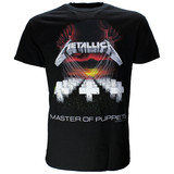 Band Merchandise Metallica Master Of Puppets T-Shirt Band Merchandise Metallica Master Of Puppets T-Shirt