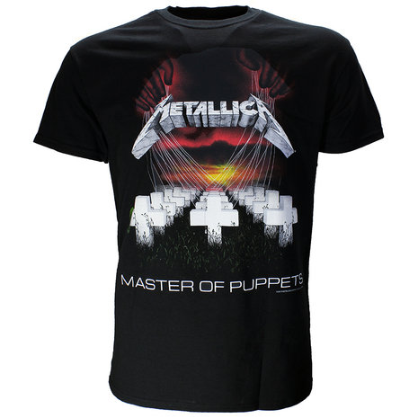 Band Merchandise Metallica Master Of Puppets T-Shirt - Official Merchandise Band Merchandise Metallica Master Of Puppets T-Shirt - Official Merchandise