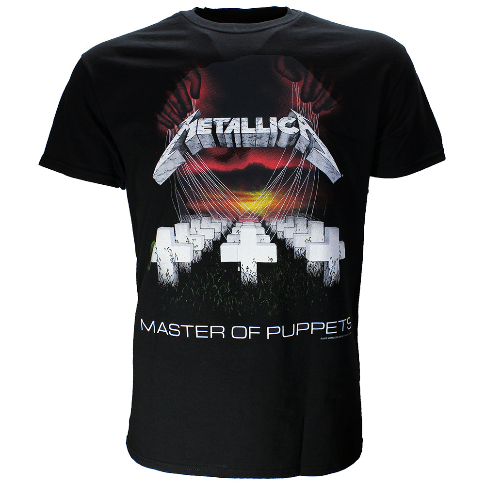 Metallica Master Of Puppets T-Shirt Black - Popmerch.com