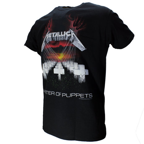 Band Merchandise Metallica Master Of Puppets T-Shirt - Official Merchandise Band Merchandise Metallica Master Of Puppets T-Shirt - Official Merchandise