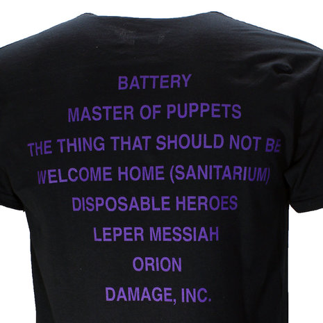 Band Merchandise Metallica Master Of Puppets T-Shirt - Official Merchandise Band Merchandise Metallica Master Of Puppets T-Shirt - Official Merchandise