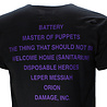 Metallica Master Of Puppets Band T-Shirt Black - Official Merchandise Metallica Master Of Puppets Band T-Shirt Black - Official Merchandise