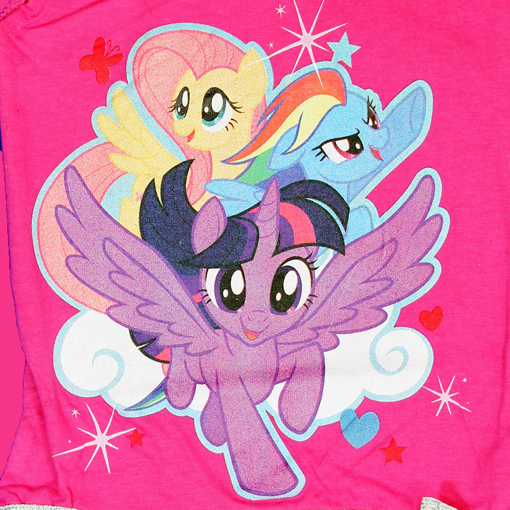 My Little Pony My Little Pony Kinderkleid mit Tüll Dunkelrosa – Offizielles Merch My Little Pony My Little Pony Kinderkleid mit Tüll Dunkelrosa – Offizielles Merch