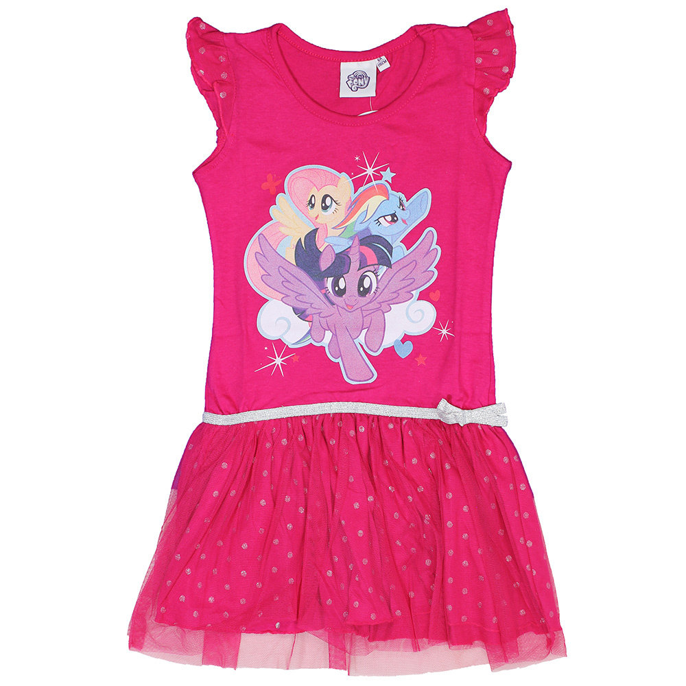 My Little Pony My Little Pony Kinderkleid mit Tüll Dunkelrosa – Offizielles Merch My Little Pony My Little Pony Kinderkleid mit Tüll Dunkelrosa – Offizielles Merch