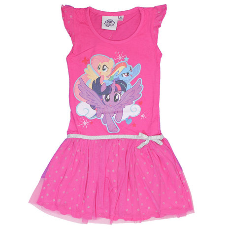 My Little Pony My Little Pony Kinderkleid mit Tüll Hellrosa – Offizielles Merch My Little Pony My Little Pony Kinderkleid mit Tüll Hellrosa – Offizielles Merch
