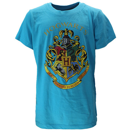 Harry Potter Harry Potter Hogwarts Kinder-T-Shirt Hellblau – Offizielles Merch Harry Potter Harry Potter Hogwarts Kinder-T-Shirt Hellblau – Offizielles Merch