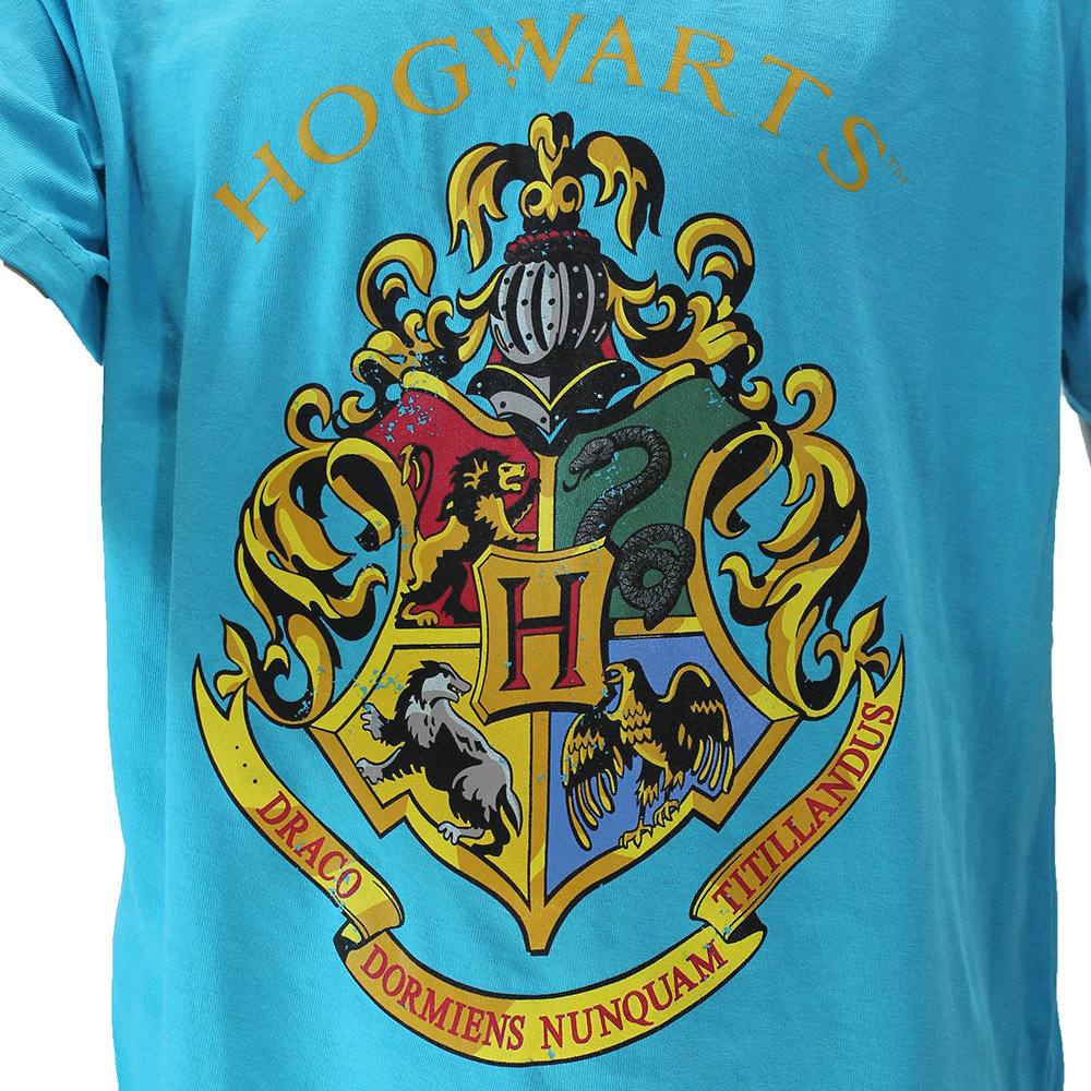 Harry Potter Harry Potter Hogwarts Kids T-Shirt Light Blue - Official Merch