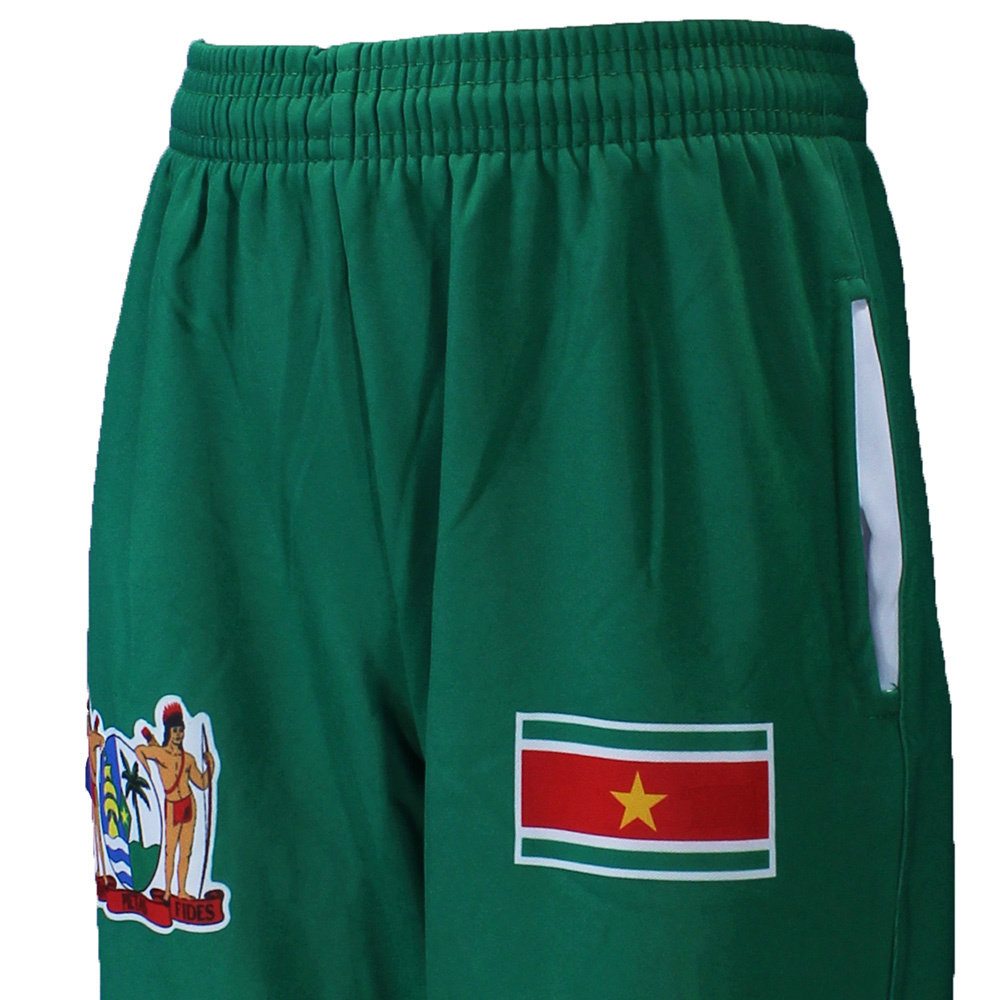 Suriname Fußball-Sport-Trainingsanzug mit Suriname-Flagge, Weste + Hose Suriname Fußball-Sport-Trainingsanzug mit Suriname-Flagge, Weste + Hose