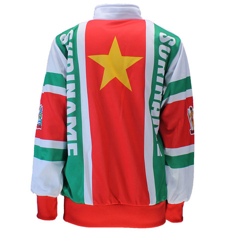 Suriname Suriname Vlag Voetbal Sport Trainingspak Vest + Broek