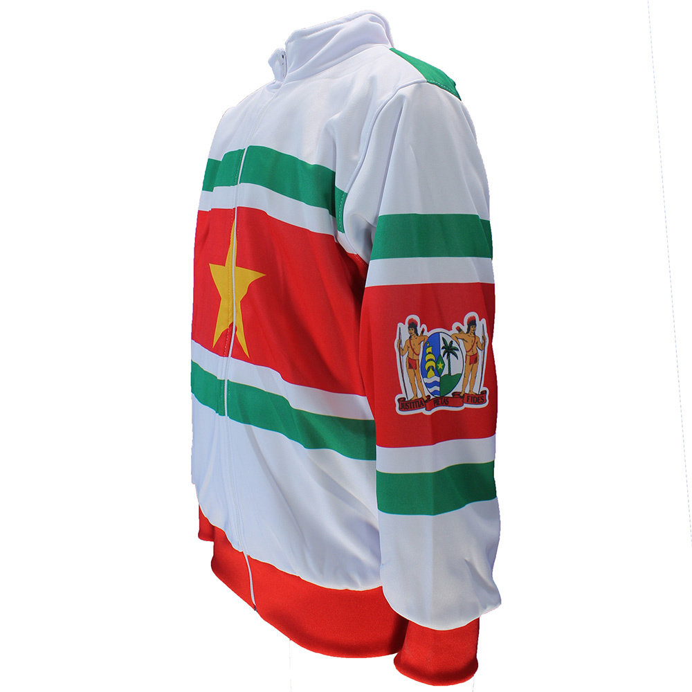 Suriname Suriname Vlag Voetbal Sport Trainingspak Vest + Broek