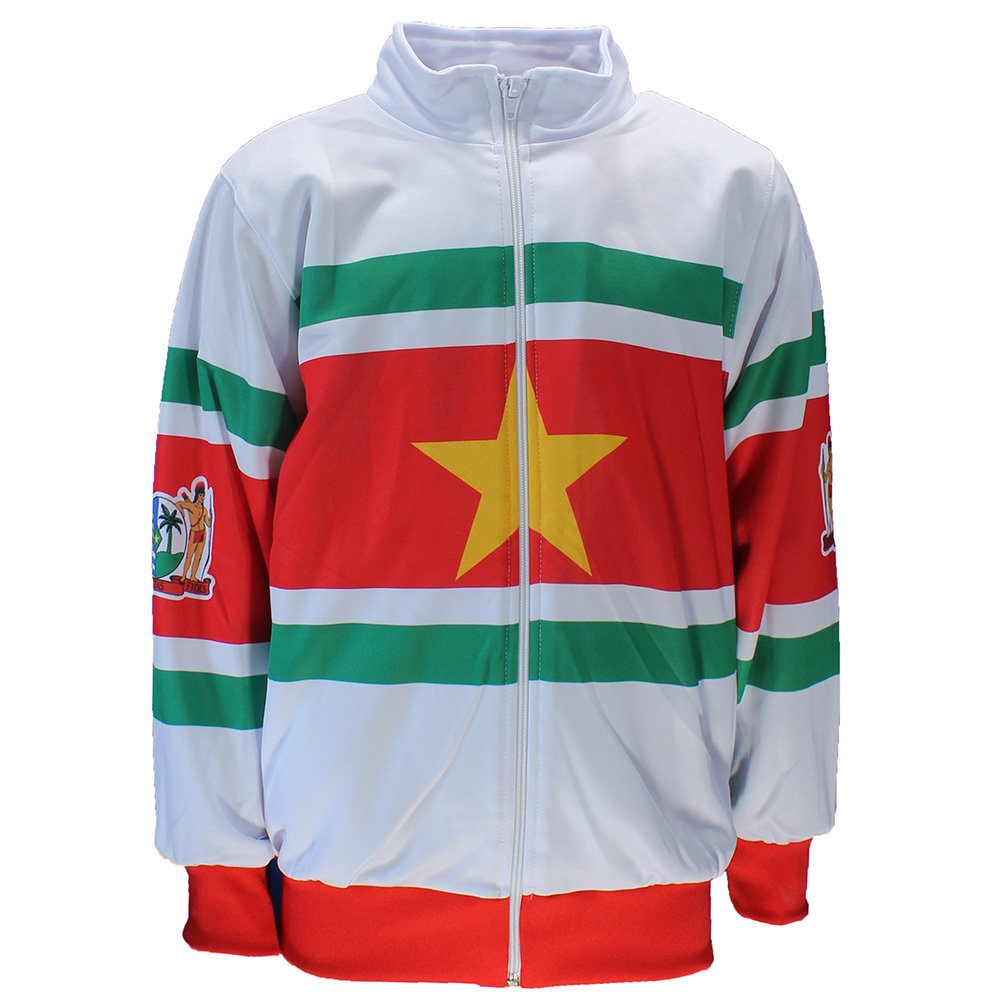 Suriname Suriname Vlag Voetbal Sport Trainingspak Vest + Broek