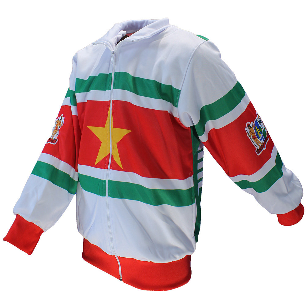 Suriname Suriname Vlag Voetbal Sport Trainingspak Vest + Broek