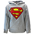 Superman Logo Kinder Kapuzenpullover Pullover Grau Superman Logo Kinder Kapuzenpullover Pullover Grau