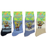 Nickelodeon Spongebob Socken für Kinder, 4er-Pack