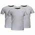 Fruit Of The Loom Blank Cotton T-Shirts 3er-Pack Grau Melange