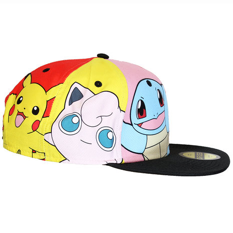 Pokémon Pokémon Characters Pop Art Snapback Cap Pet Multicolor - Officiële Merchandise Pokémon Pokémon Characters Pop Art Snapback Cap Pet Multicolor - Officiële Merchandise
