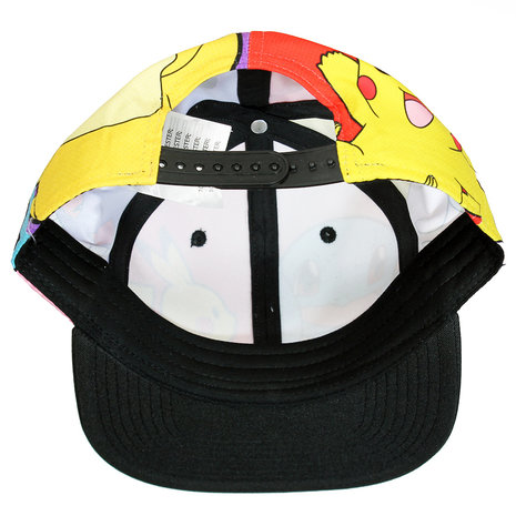 Pokémon Pokémon Characters Pop Art Snapback Cap Cap Multicolor - Official Merchandise Pokémon Pokémon Characters Pop Art Snapback Cap Cap Multicolor - Official Merchandise