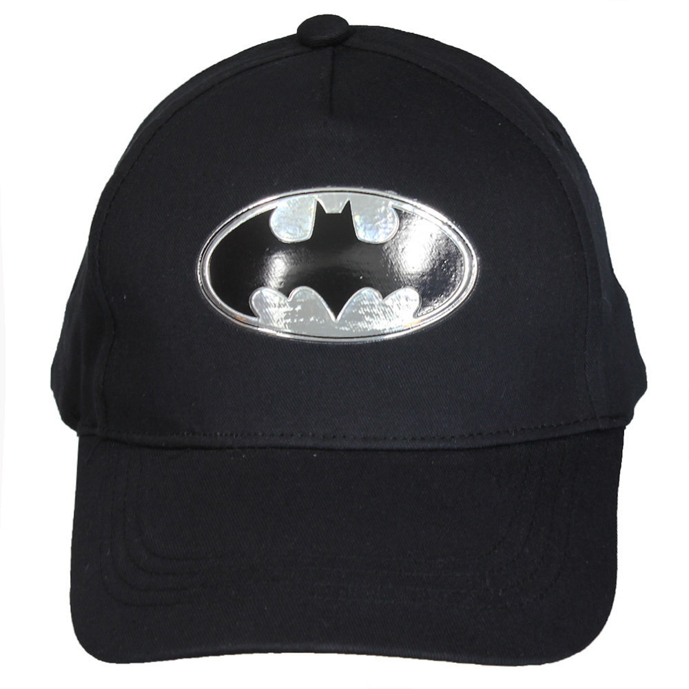 Batman Batman Silver Logo Baseball Cap Cap Kids - Official Merchandise Batman Batman Silver Logo Baseball Cap Cap Kids - Official Merchandise