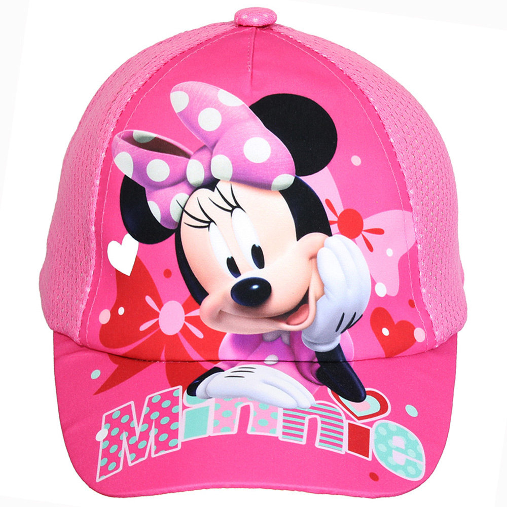 Minnie Mouse Disney Minnie Mouse Kids Cap Pet Lichtroze - Officiële Merchandise