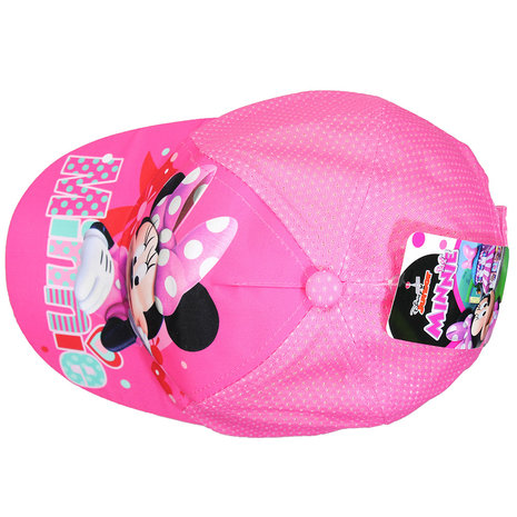 Minnie Mouse Disney Minnie Mouse Kids Cap Pet Lichtroze - Officiële Merchandise