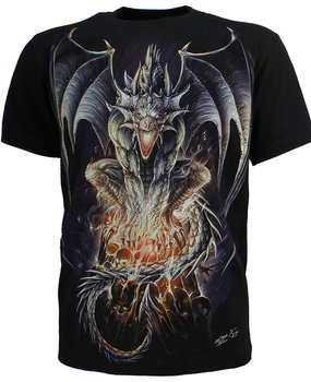 Biker 3D Glow in the Dark Draak T-Shirt Biker 3D Glow in the Dark Draak T-Shirt