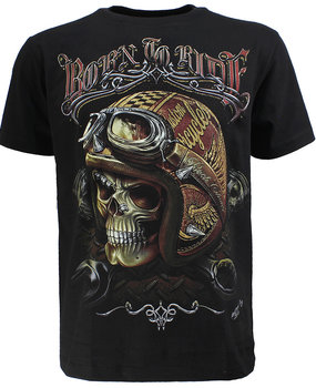 Biker Glow in the Dark T-Shirt Born To Ride Biker Glow in the Dark T-Shirt Born To Ride