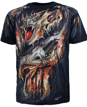 Rock Eagle / Biker T-Shirts Biker Fire Dragon Fire Dragon T-Shirt