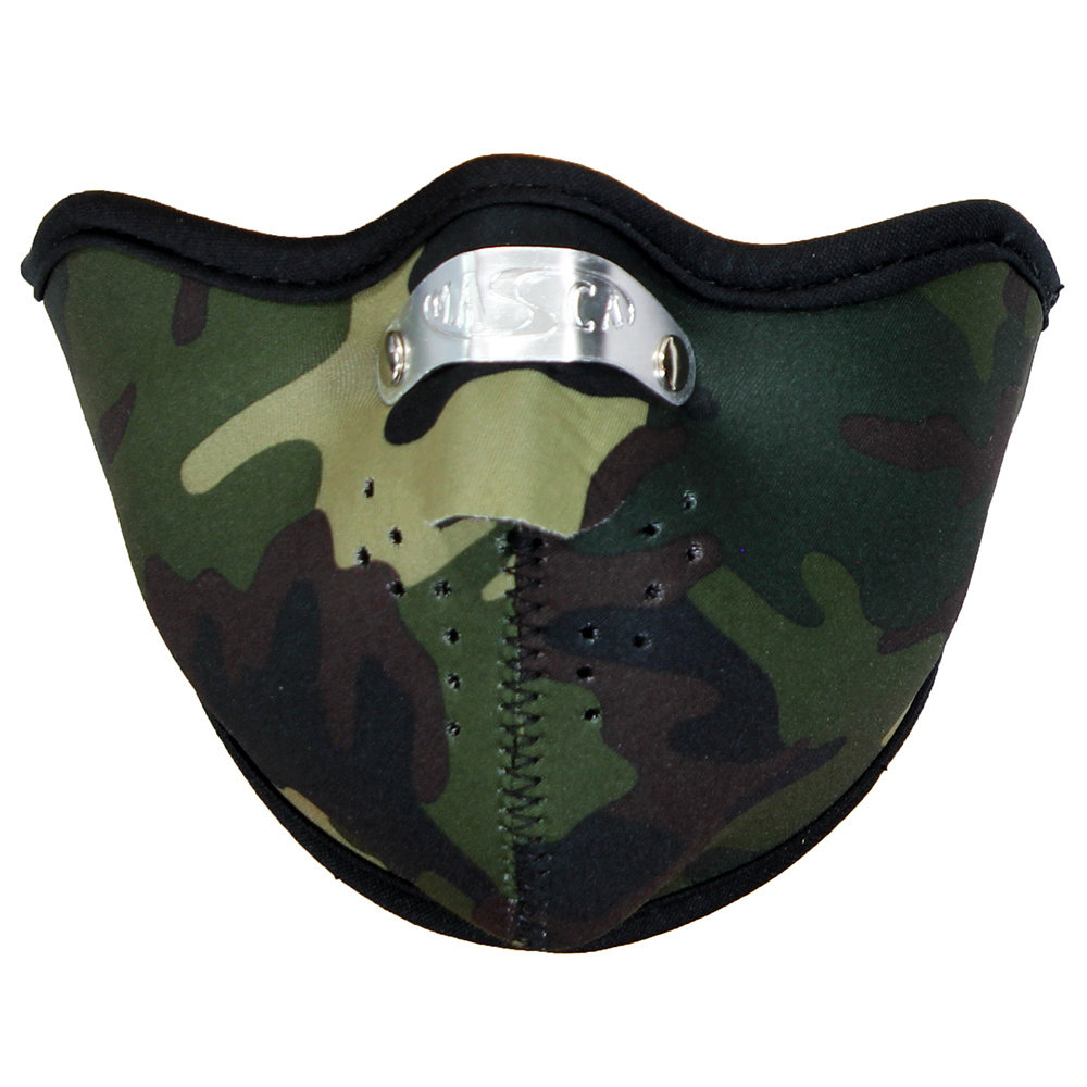 Biker Mouth Mask Face Mask Ski Mask Camo Green - High Quality Biker Mouth Mask Face Mask Ski Mask Camo Green - High Quality